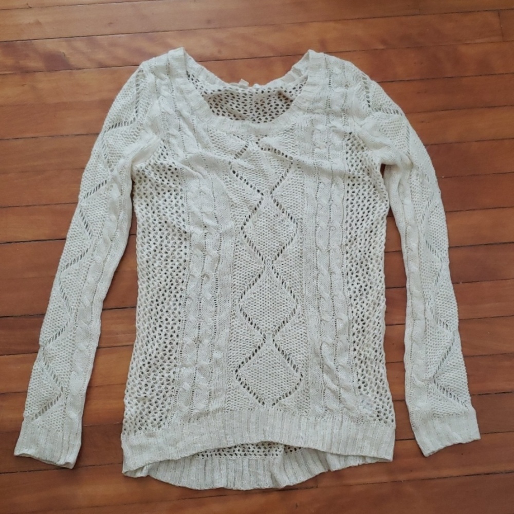 Cut-Out Sweater